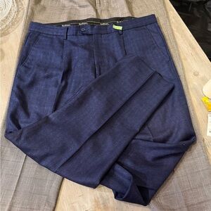 2 silver silk men’s dress pants 40x30